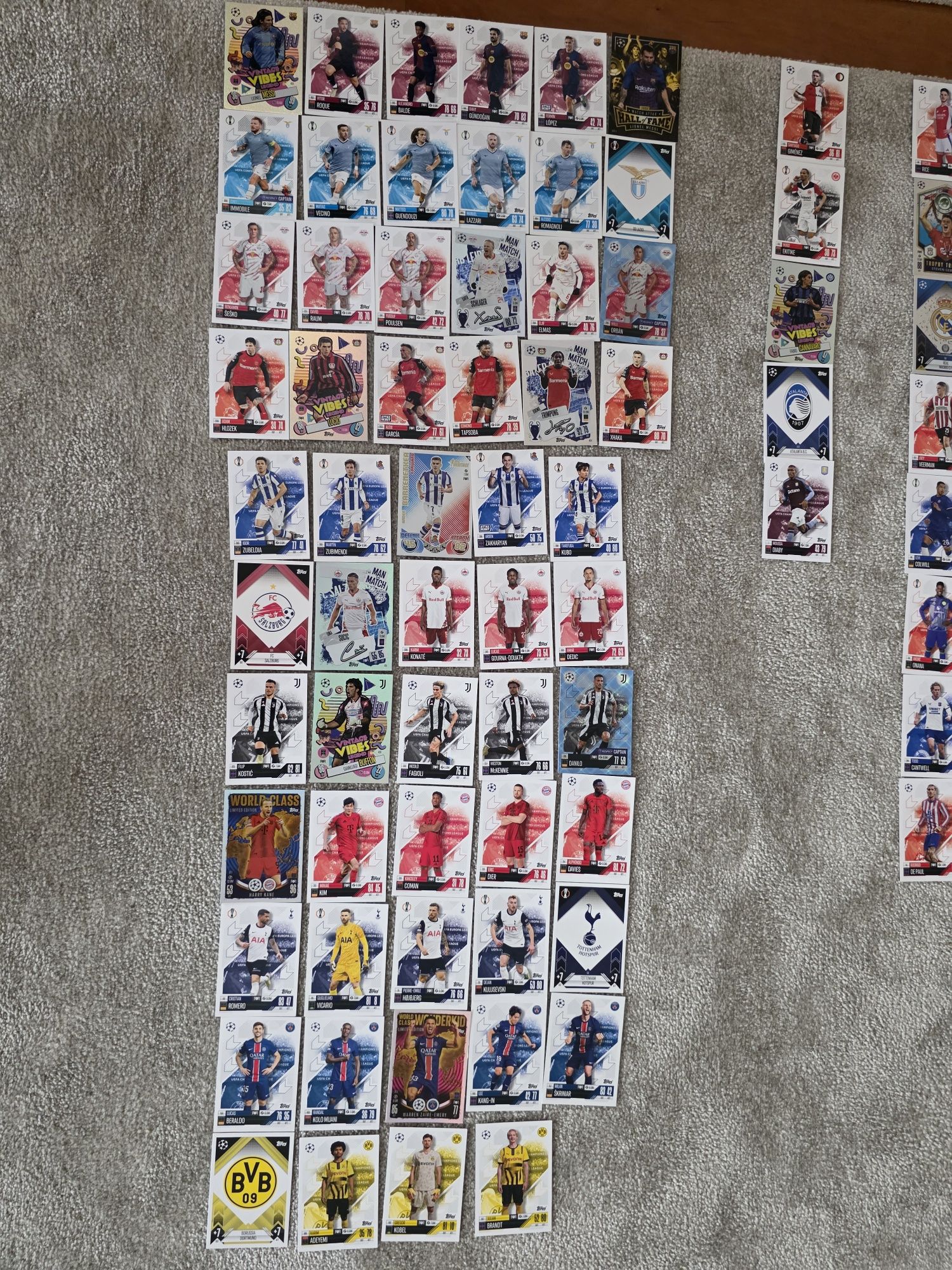 Cartas MATCH ATTAX como novas bom preço