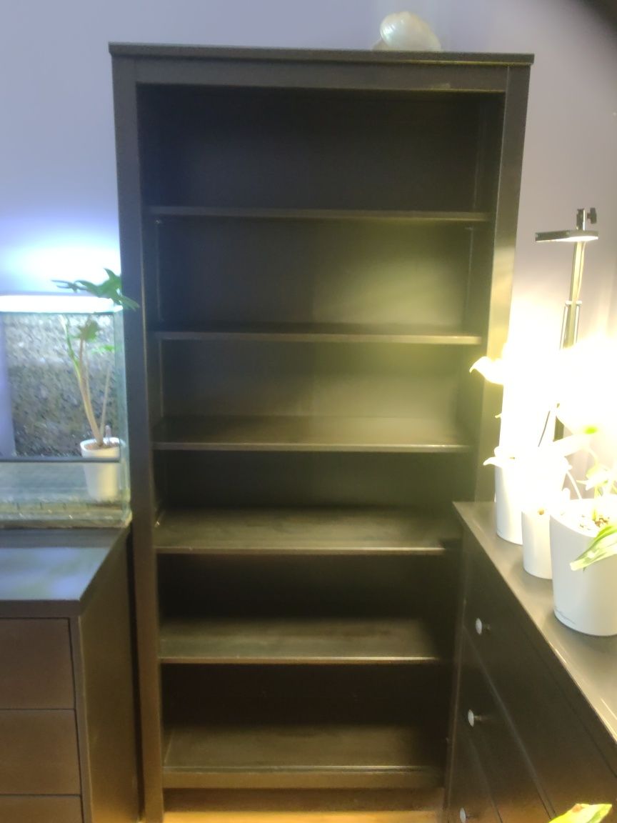 HEMNES kolor czarny drewniana biblioteczka TYLKO dziś TAKA promocja