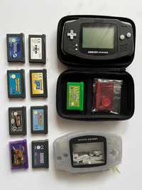 game boy advance + gry