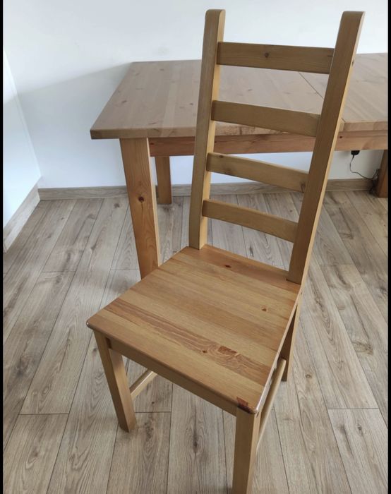 Stół z krzeslami sosna, Ikea dowoz