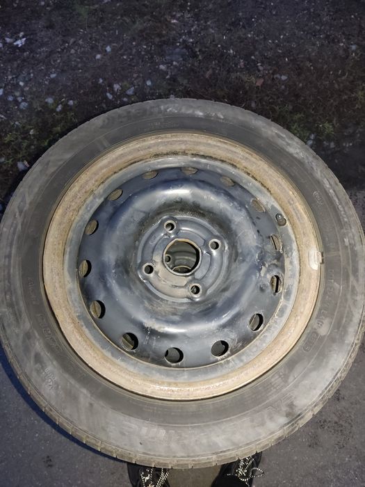 Летняя резина с железками на Лачетти