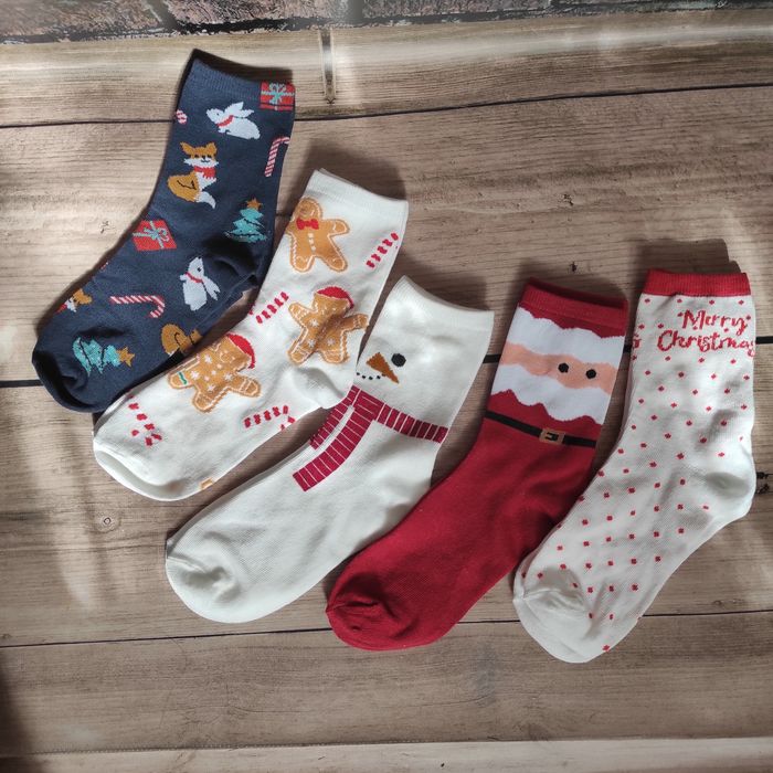 Жіночі шкарпетки новорічні