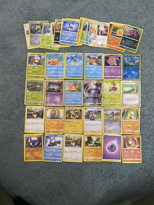 55 cartas Pokemon