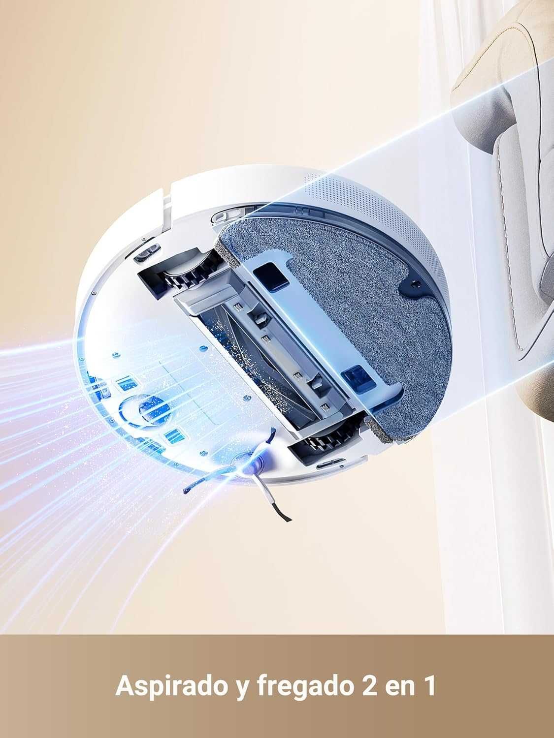 Dreame D10 Plus Gen 2 Robot Odkurzacz i Mopy, 6000Pa. Nawigacja LiDAR