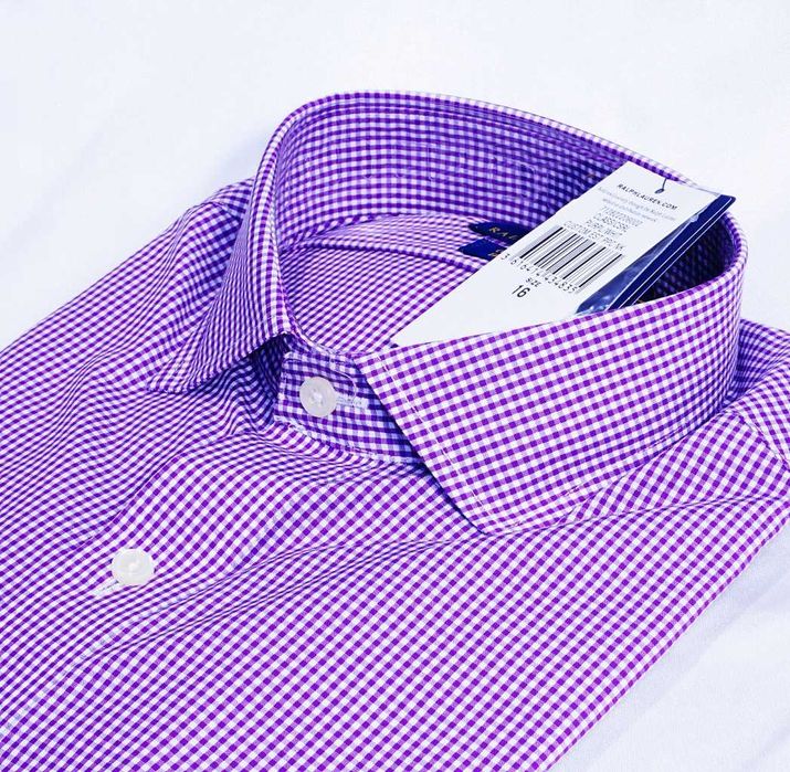 Polo Ralph Lauren koszula L 42 fioletowa kiton brioni vitkac RRP €310