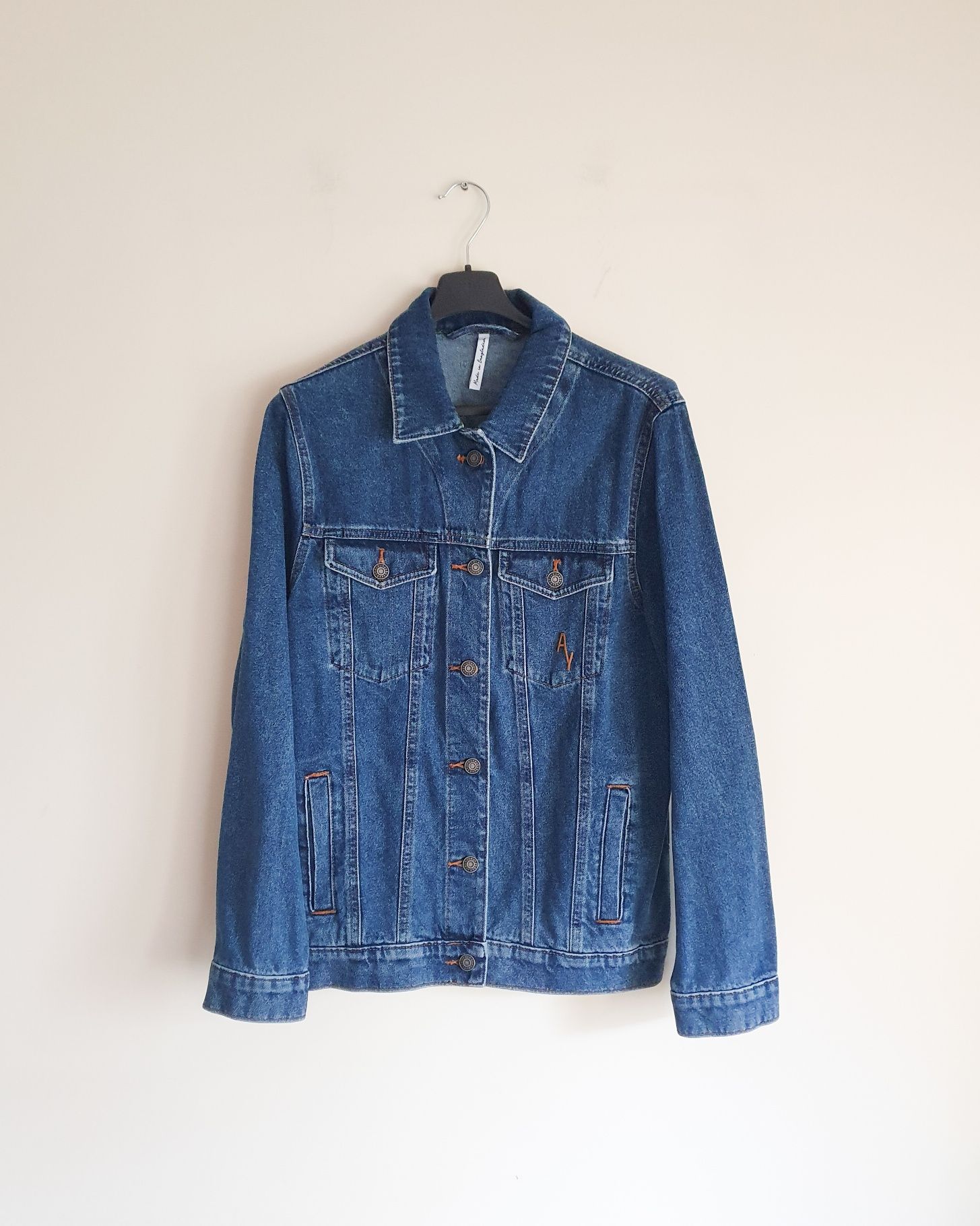 Niebieska klasyczna kurtka jeansowa oversize AsYou ASOS