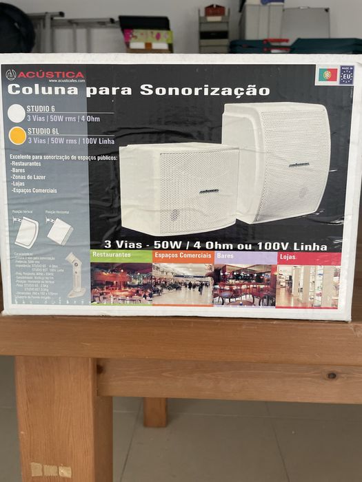Colunas de som 3vias