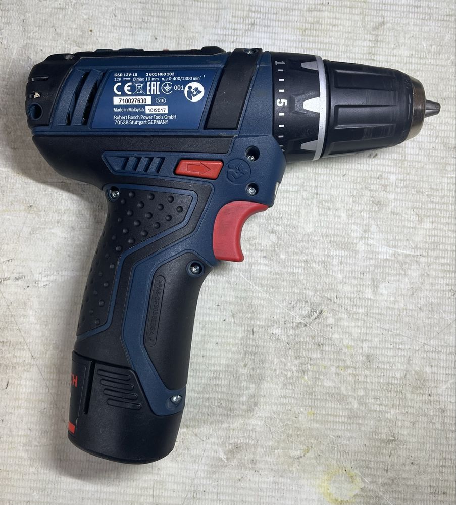 Шуруповерт → Bosch GSR 12V-15 Professional + ДВА АКБ та КЕЙС !