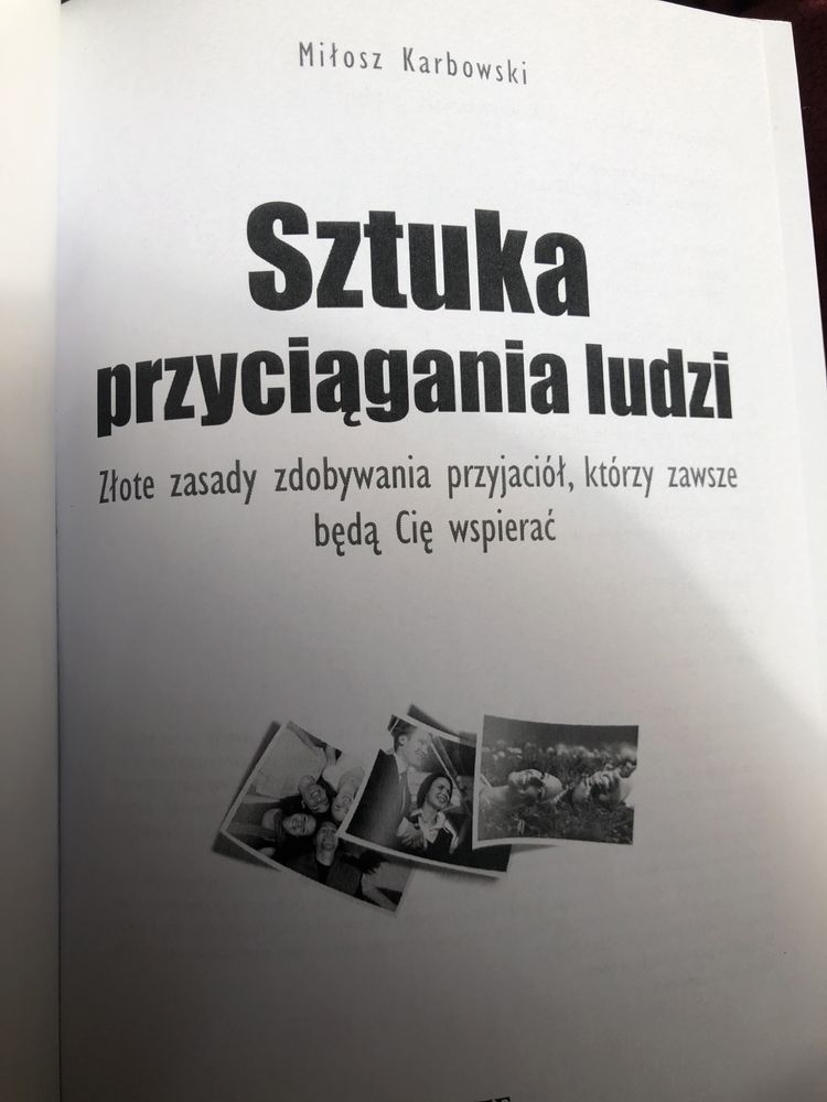 Sztuka przyciągania ludzi Miłosz Karbowski jak nowa