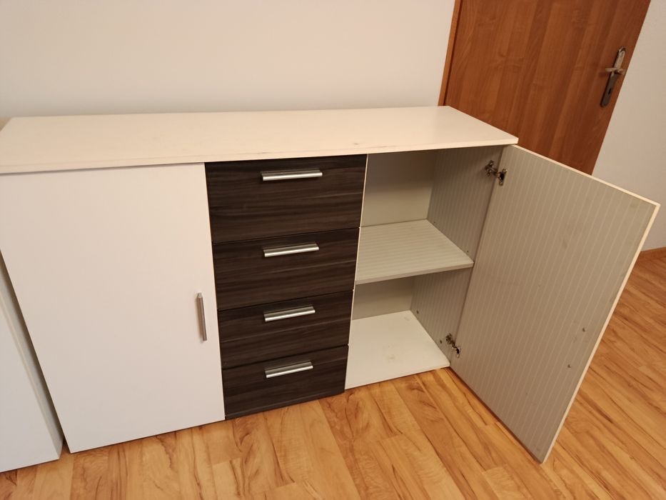 Komoda dwudrzwiowa z szufladami x2