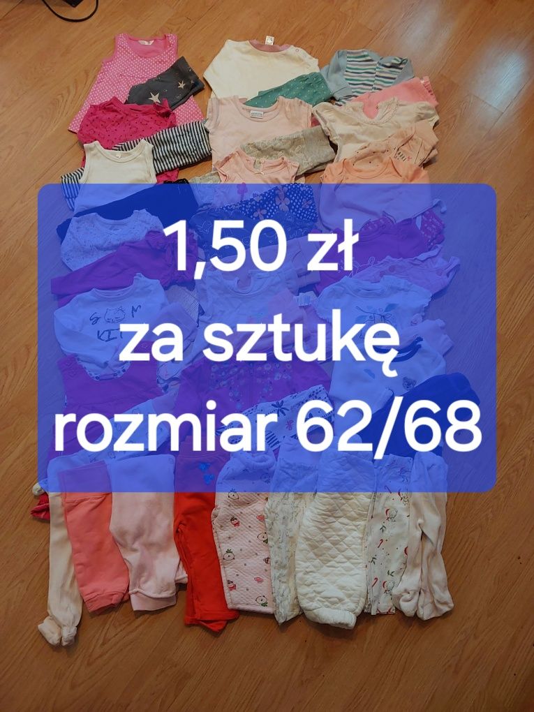 Mega zestaw ubranek dla dziewczynki