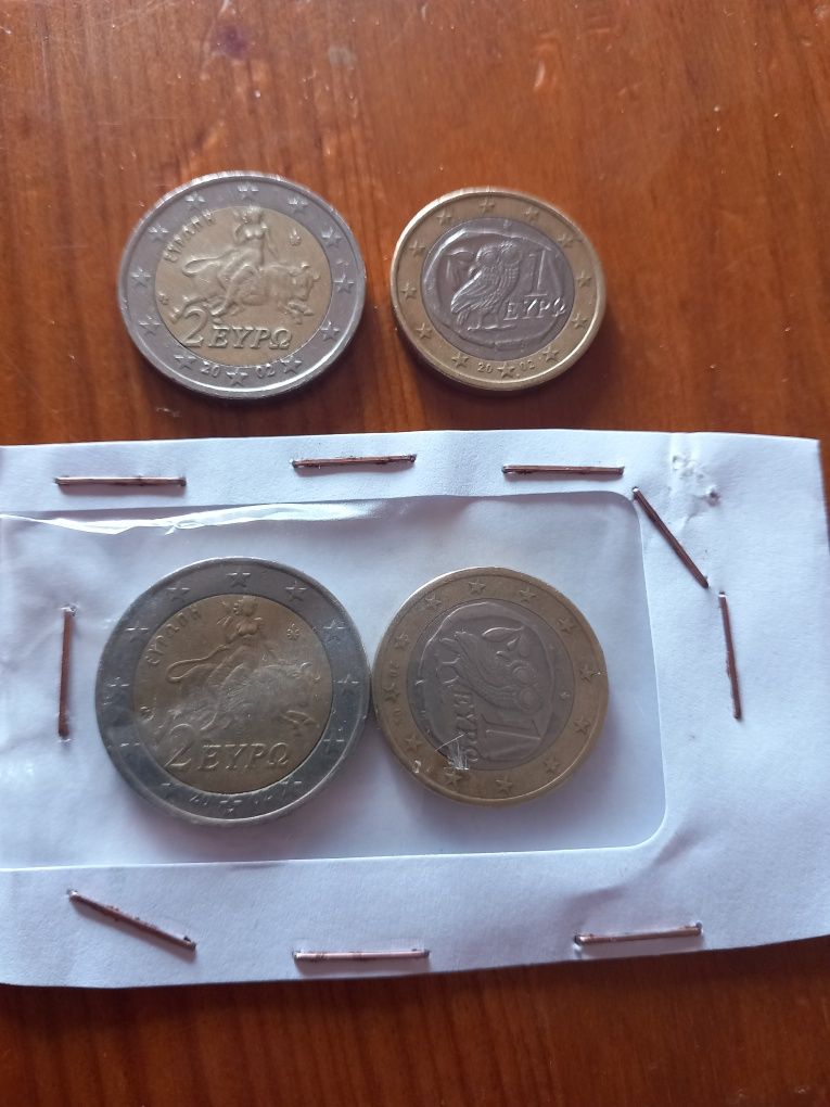 Vendo lote de moedas da Grécia