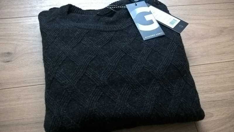 Nowy sweter Giacomo Conti, rozmiar M, kolor grafitowy