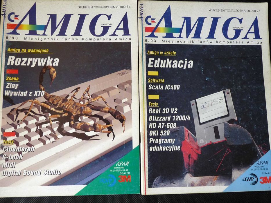 Czasopismo Amiga 1993 (10 sztuk)