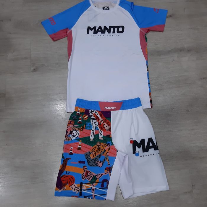 Рашгард, компресійний комплект Манто для єдиноборств, тренувань