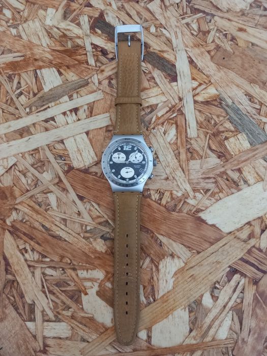 Relógio Swatch a trabalhar