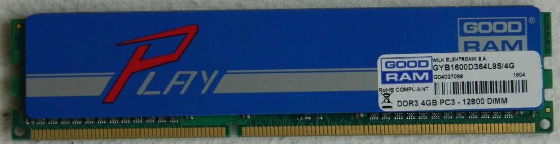 Память DDR3 4GB PC3-12800 DIMM 2шт.