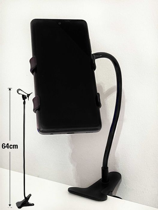 Suporte Telemóvel (Preto/Branco)