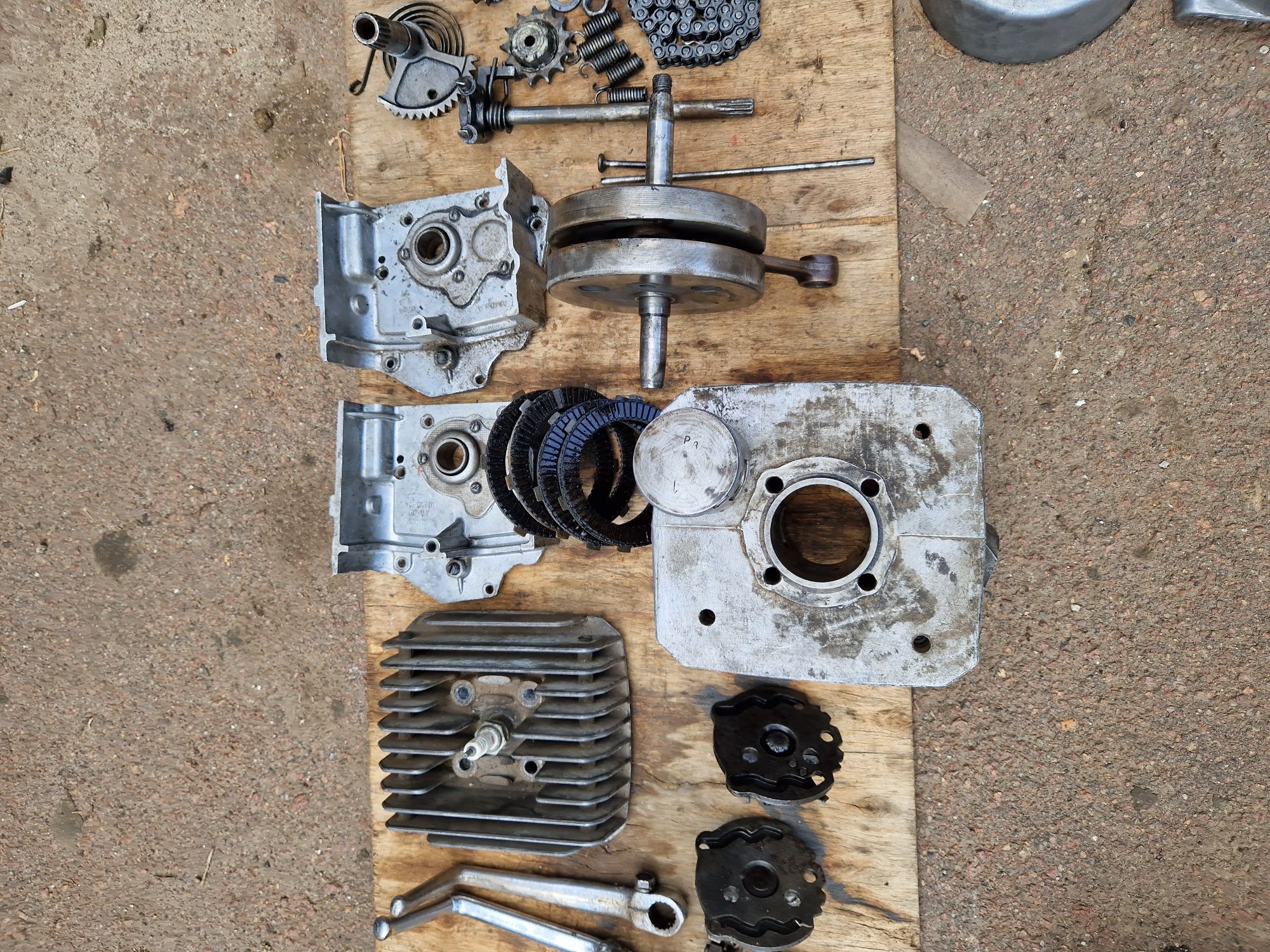 Запчасти мотора Минск 125 6-12V