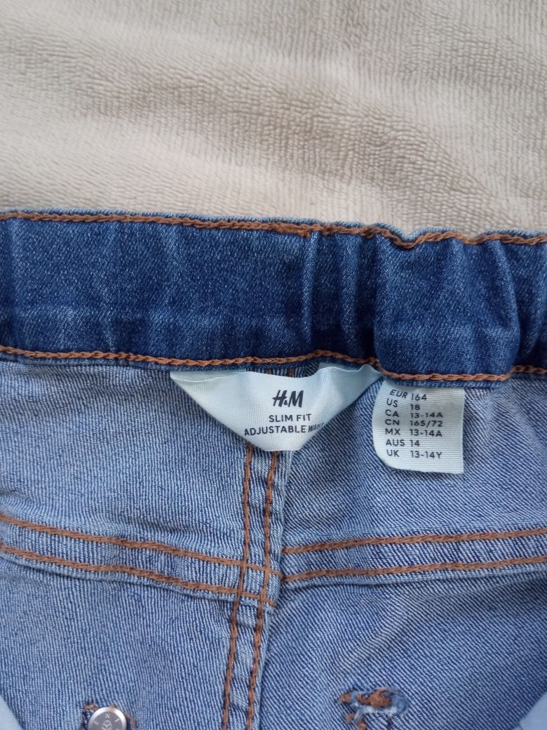 Spodnie jeansowe chłopięce H&M roz. 164