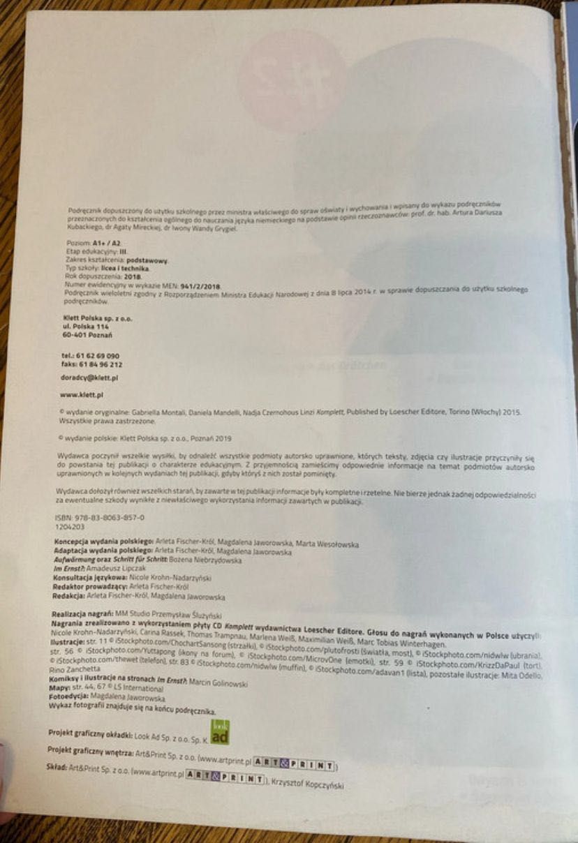 Komplett Plus 2 Podrecznik