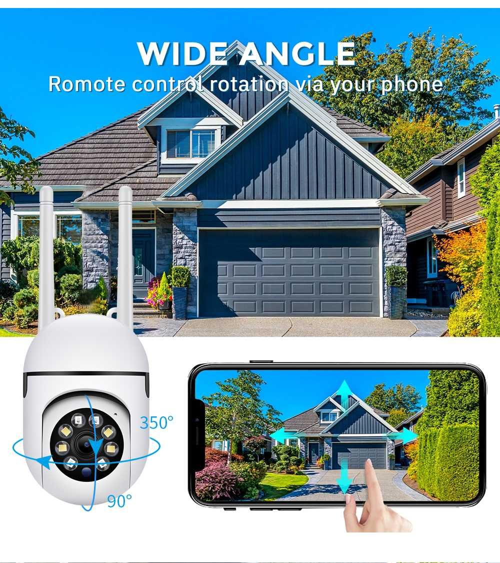 Зовнішня камера, камера відеоспостереження, Ip PTZ Camera Wi-fi