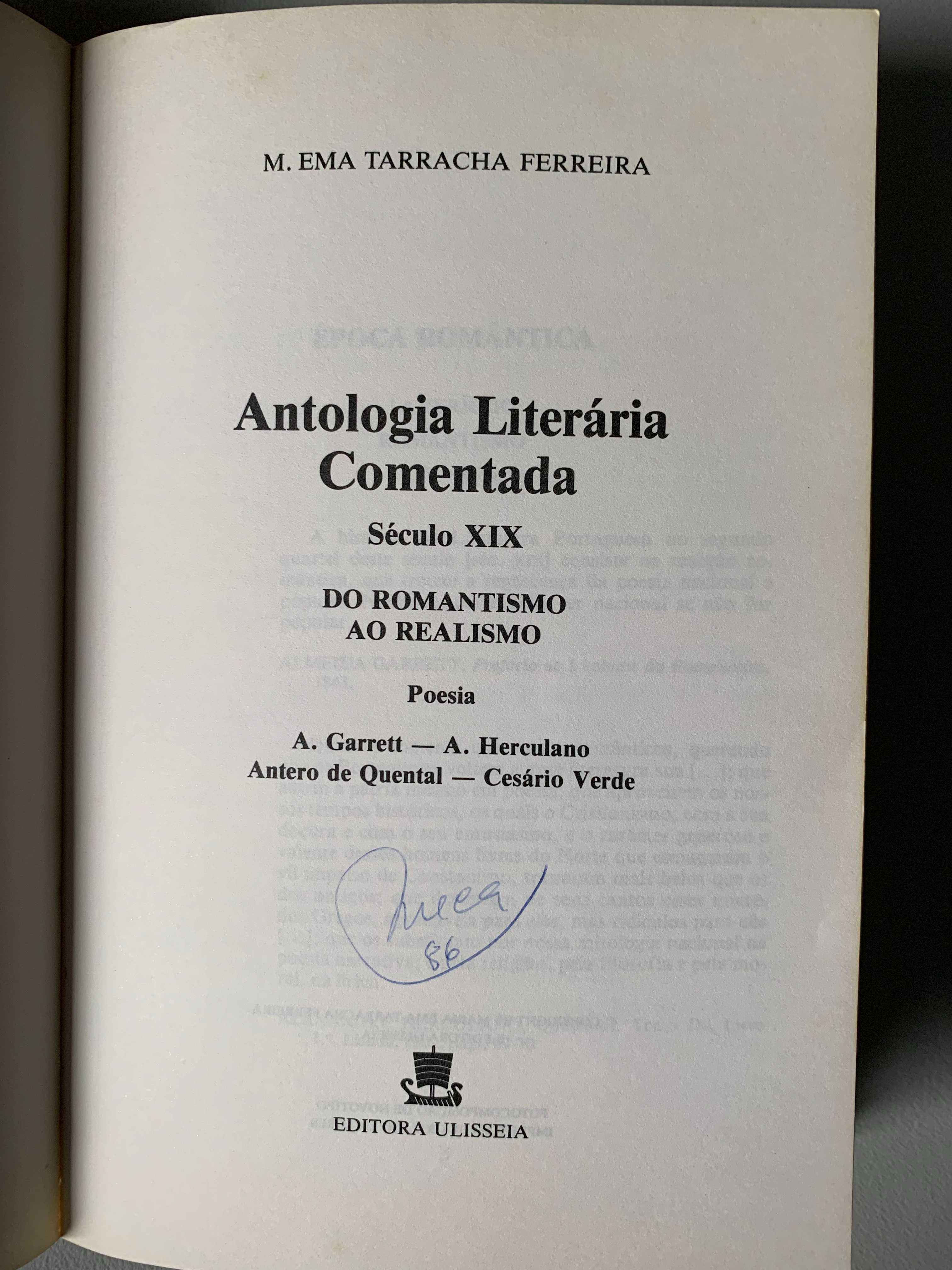 Antologia Literária Comentada: século XIX