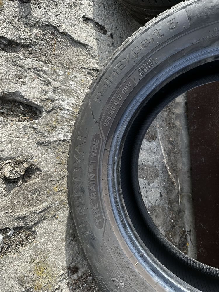 Opony letnie 225/60 R17 - 4 szt. Uniroyal i Continental