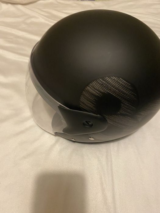 Мотошолом лецевик HIGHWAY 1 DX2 LOUIS 80, MATT BLACK розмір М,