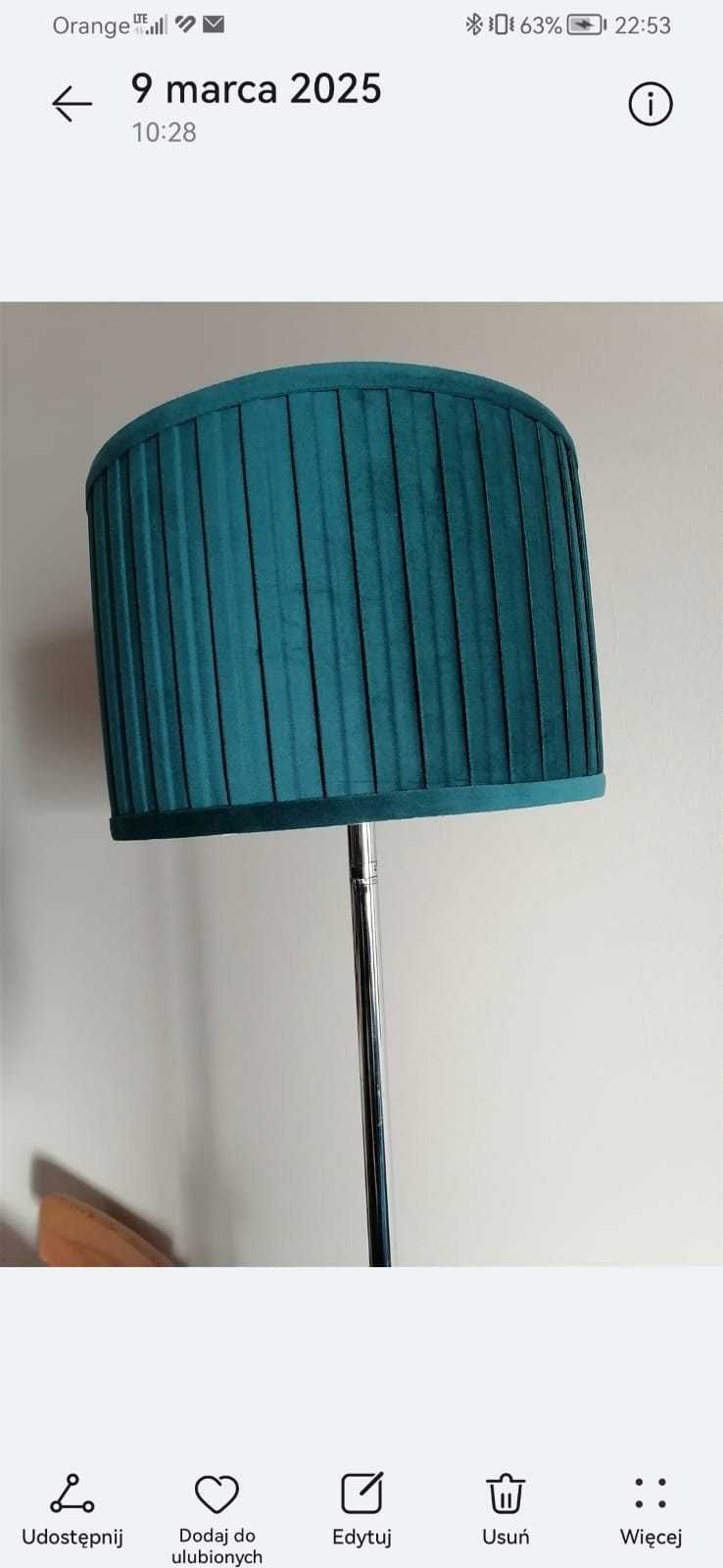 Lampa stojąca, regulowana wysokość
