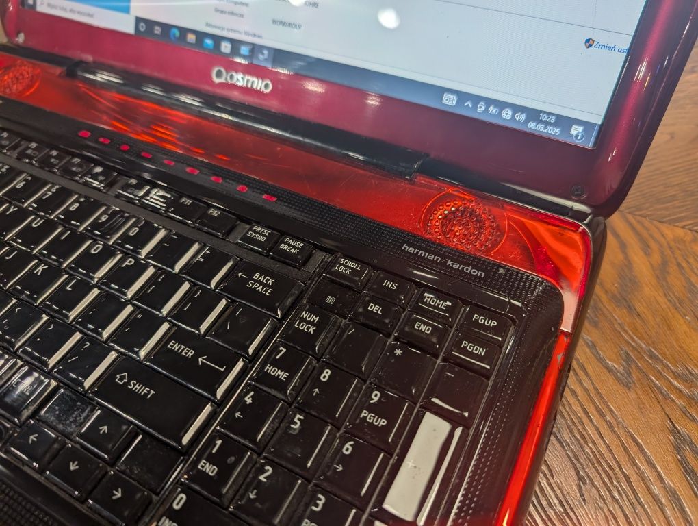 Laptop gamingowy Toshiba Qosmio x305 KLASYK