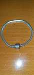 Pulseira em prata Pandora original mais anel em prata e ouro