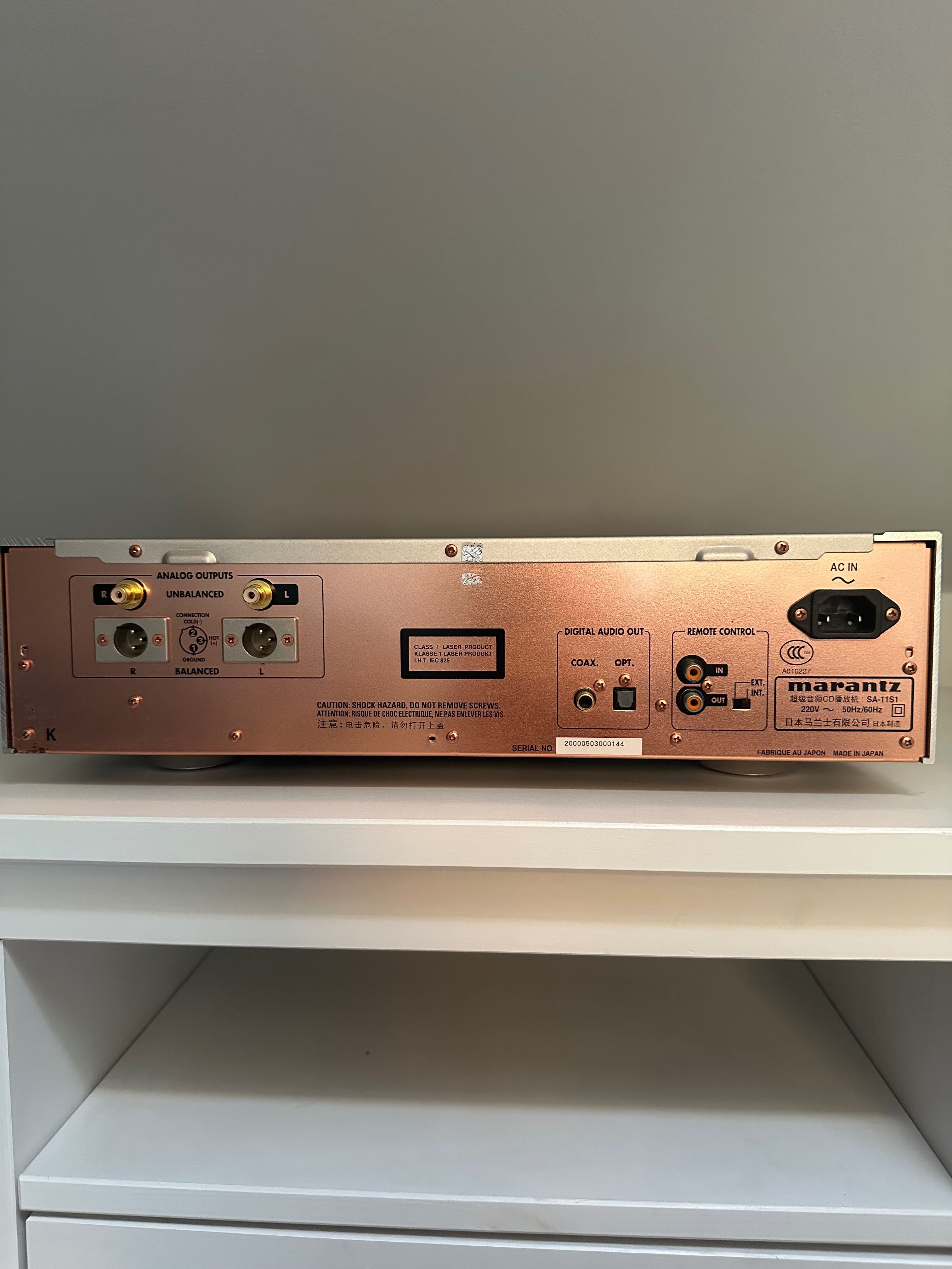 Marantz SA-11 s 1 Odtwarzacz SACD