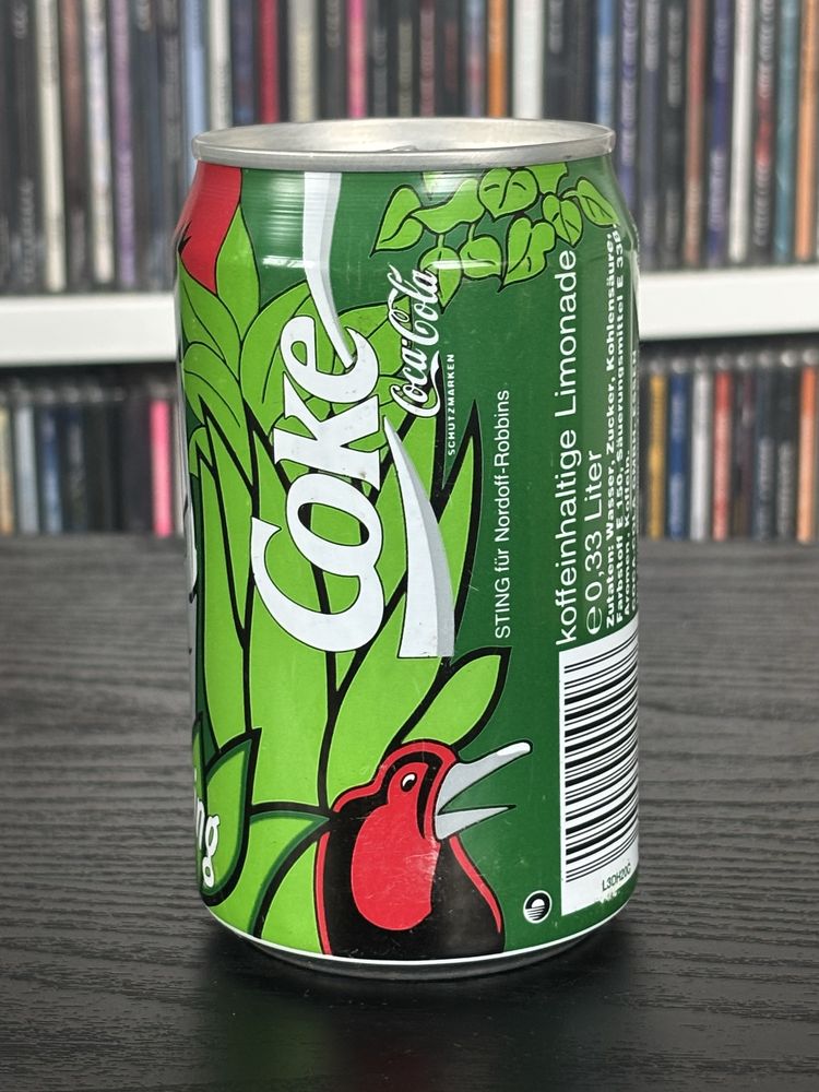 Puszka Coca-Cola STING lata 90 unikat!