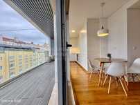 Penthouse T2 com terraço e garagem no coração de Lisboa