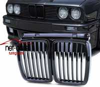 Grill Nerki BMW E30 82-94 Mpakiet M3 czarny mat