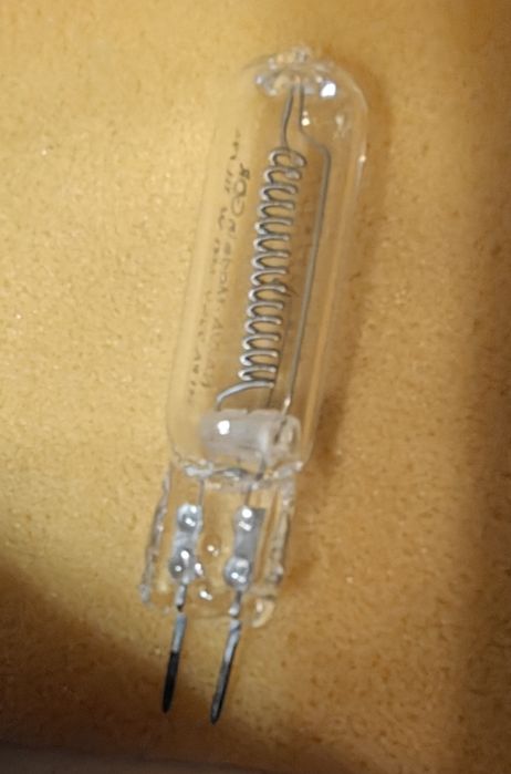 Żarówką halogenowa retro Narva 230V 650W gwint G6.35-15
