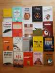 Livros de finanças, desenvolvimento pessoal, economia, dinheiro