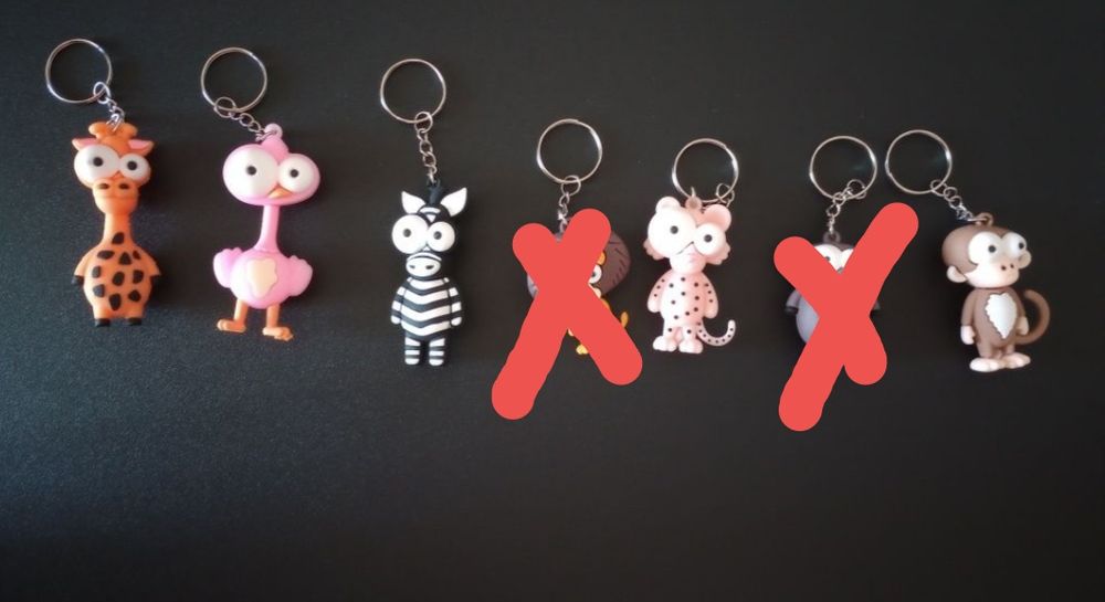 Забавные брелоки для ключей