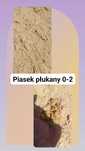 Piasek płukany 0-2 i inne