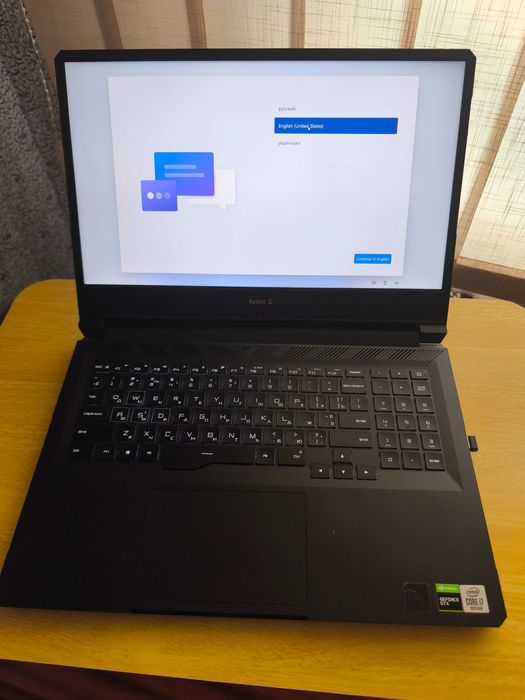 Ноутбук Xiaomi Redmi G 16.1" FHD, i7-10750H, GTX 1650 ti, 16GB, 512GB