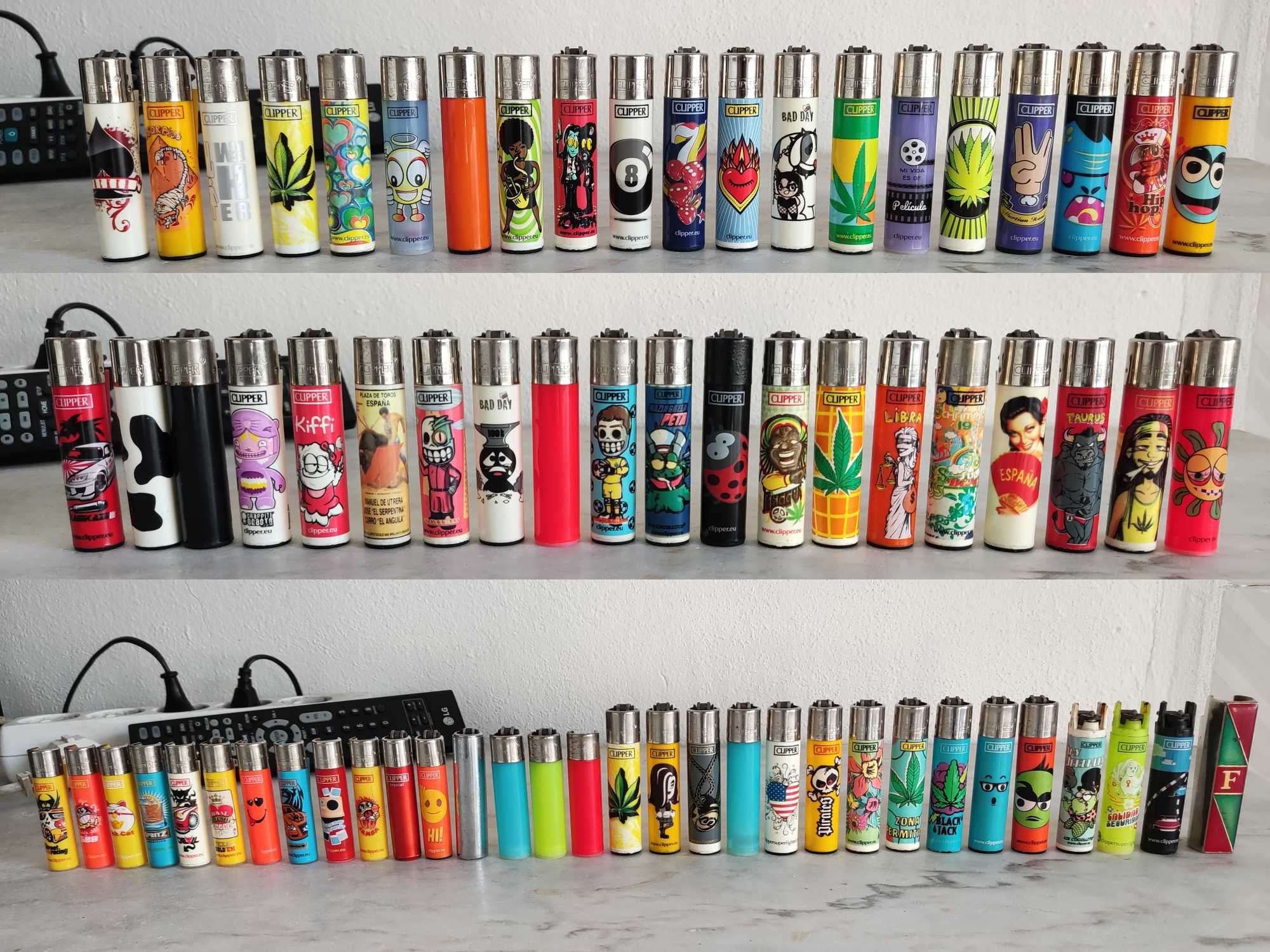 Lote 130 Isqueiros Clipper Usados