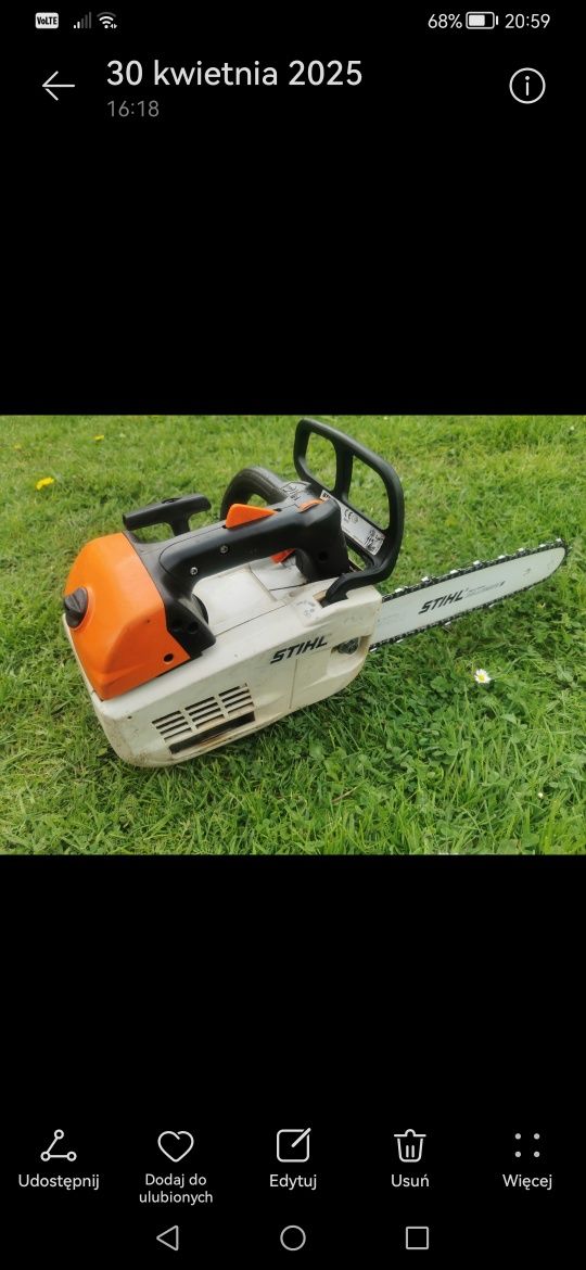 Piła spalinowa Stihl ms 201t gałeziowka