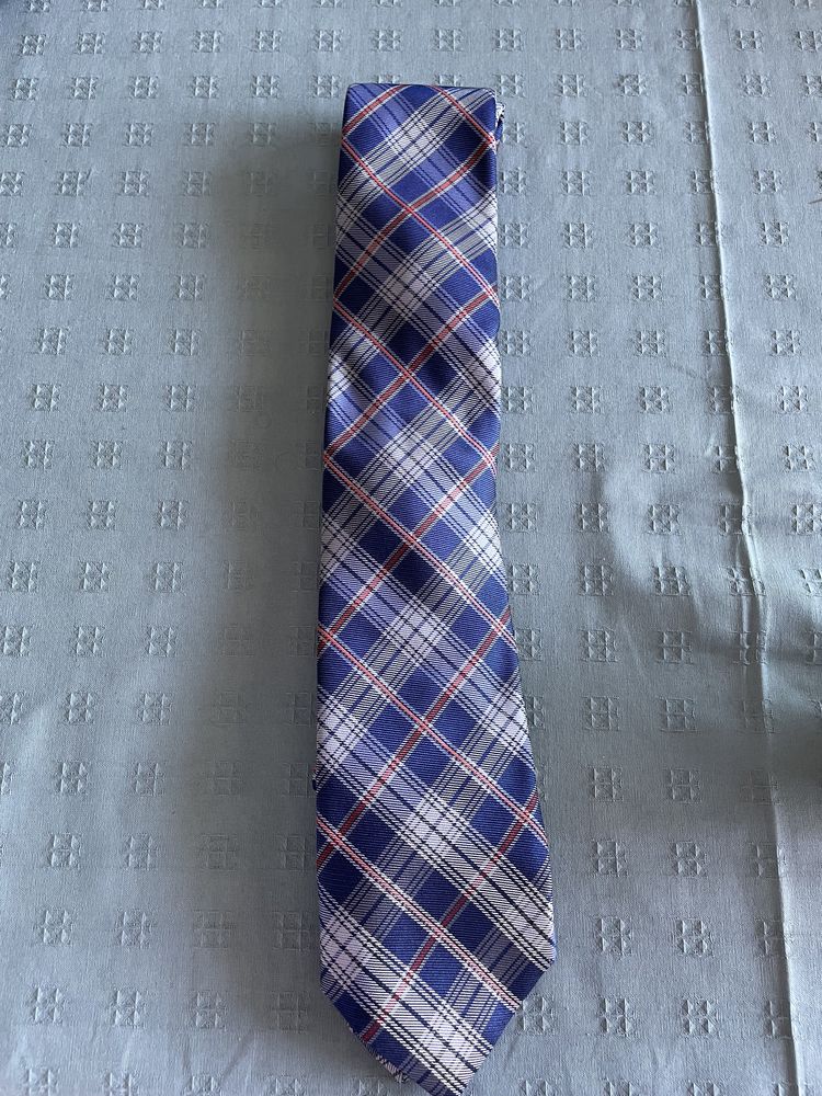 Conjunto de 4 gravatas em tons azuis