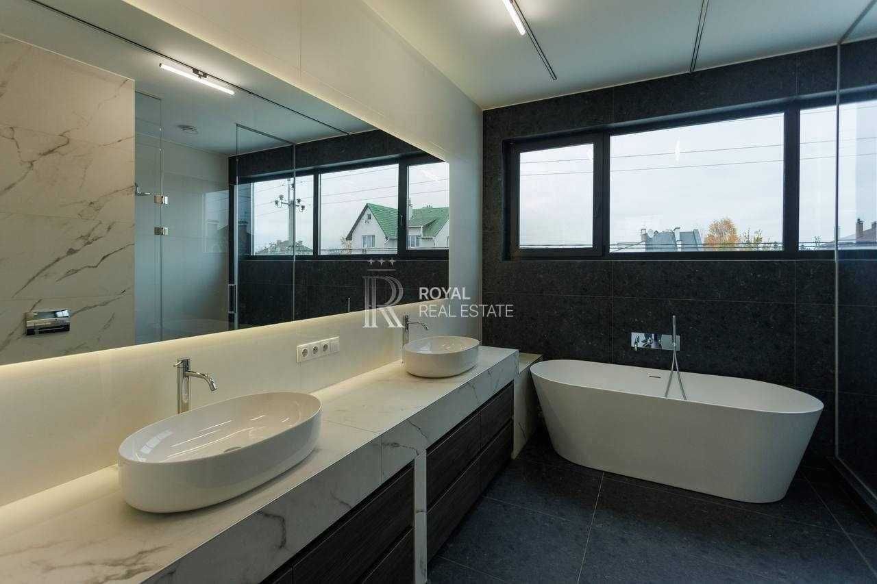 Продажа Хай-Тек дом новий ремонт 280м2 8.3 сотки  Борщаговка Басейн