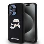 Etui Karl Lagerfeld Silicone Karl&Choupette MagSafe na iPhone 15 Pro -