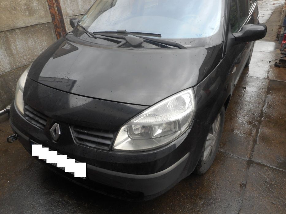 Renault Scenic,2004rok,1,9DCI,przeznaczony na części,grafitowy metalik