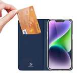 Etui do iPhone 15 Plus pokrowiec z klapką i portfelem Dux Ducis Skin P