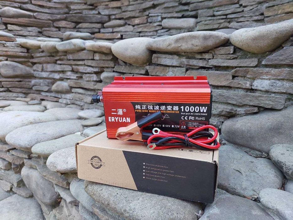 Преобразователь инвертор інвертор 12-220 1000 Чис. синус. Для хол. кот