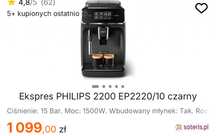 Ekspres PHILIPS 2200 EP2220/10 czarny